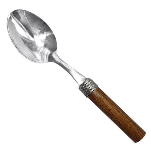 Ложка десертная Mazhura Wood walnut 17 см (mz462218)