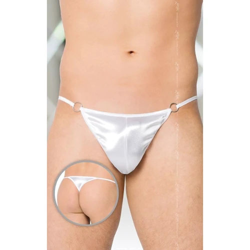 Мужские трусы SoftLine - Thong 4420, S-L (white)