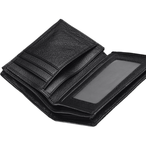 Чоловіче портмоне Keizer чорне (k1abf2127-2-black): Матеріал Натуральна шкіра