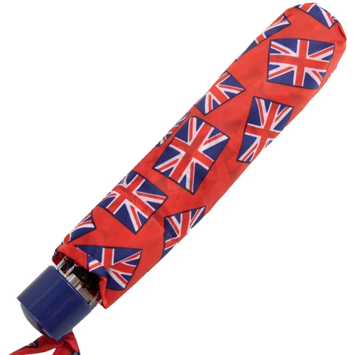 Зонт женский механический Incognito красный (FULL412-union-jack-flags): Тип ручки Прямая