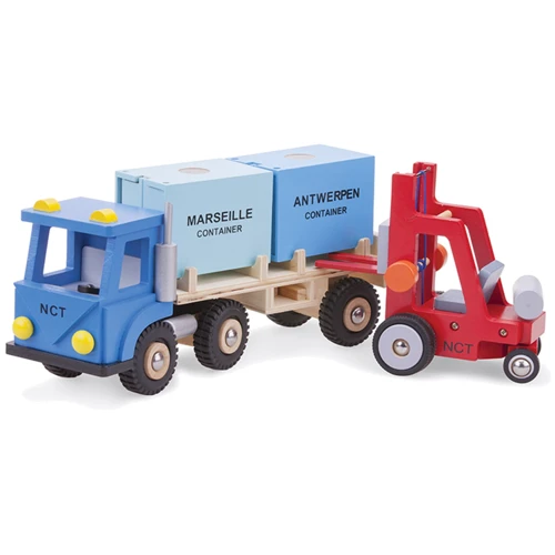 Ігровий набір New Classic Toys Вантажівка з двома контейнерами (10910): Тип вантажівка