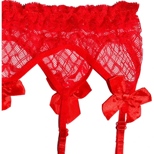 Пояс для чулок + стринги NDS 9904-3 Red M/L (23577)