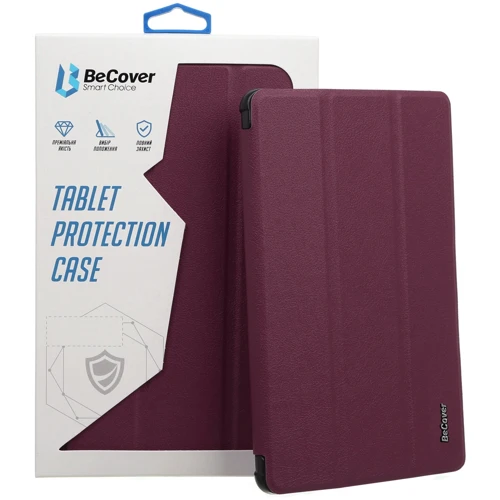 Аксессуар для планшетных ПК BeCover Smart Case Red Wine for Xiaomi Mi Pad 6/6 Pro (709503): Цвет бордовый