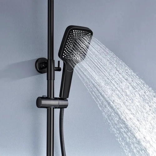 Душевая система Lefton Thermostatic Shower System with 5 Water Modes and Temperature Display Screen-SST2206 Matt Black: Количество типов струи 5