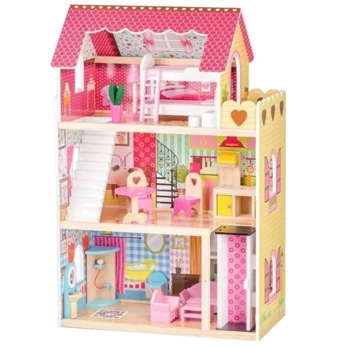 Ляльковий будиночок Ecotoys Малинова резиденція (4120)