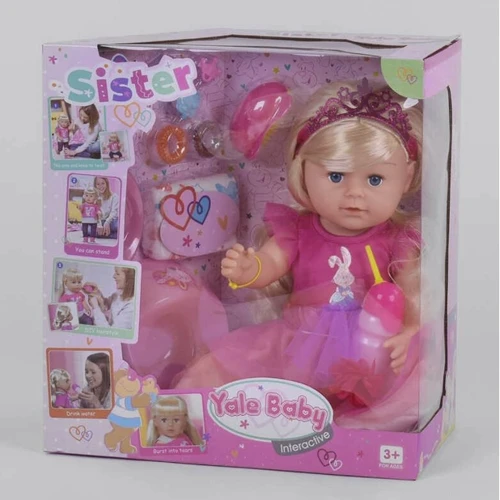 Пупс Yale Baby Сестренка с аксессуарами (BLS 007 R): Производитель Yale Baby