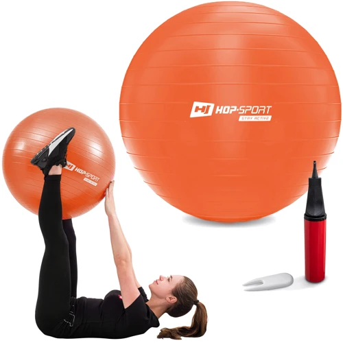 Мяч для фитнеса Hop-Sport HS-R065YB orange 65 см: Вес, кг 0.8