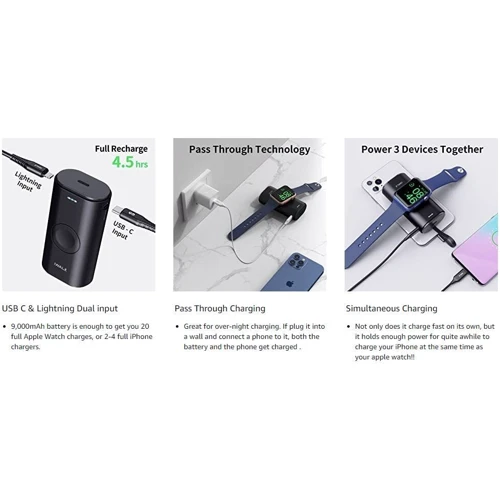 Внешний аккумулятор iWALK Power Bank 9000mAh Black (DBL9000W-BK) фото 11