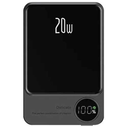 Внешний аккумулятор Q9 Power Bank 10000mAh MagSafe 20W Grey: Количество USB 1