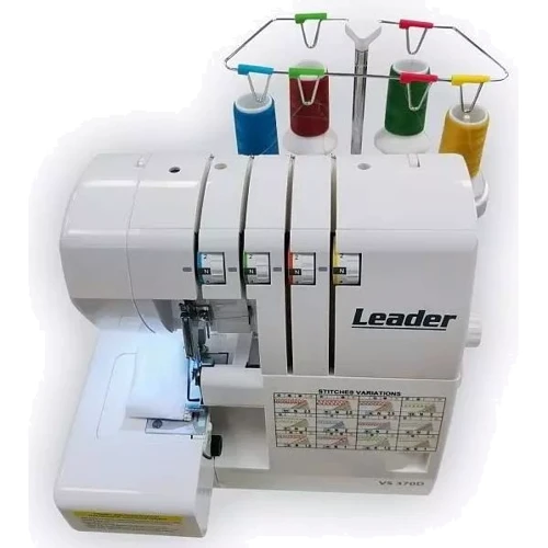 Оверлок Leader VS 370 D: Дифференциальная подача ткани есть
