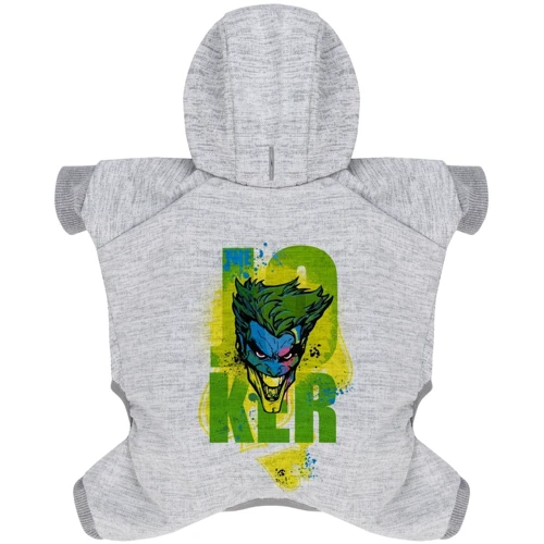 Комбінезон для собак WAUDOG Clothes, малюнок Джокер софтшелл, L50, B 65-72 см, З 42-48 см: Розмір тваринного Большие