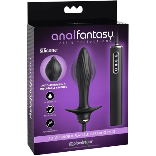 Анальна пробка Pipedream Anal Fantasy Elite Collection Auto-Throb Inflatable (PD479123)
