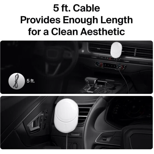 Держатель Belkin Car Holder Wireless Charger BoostCharge Pro Qi2 with MagSafe 15W Gray (WIC008btGR-V2)