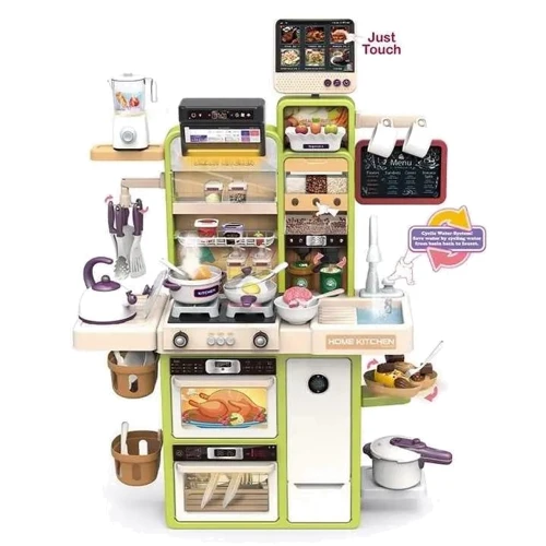 Кухня детская Dream Kitchen: 80+ аксессуаров, звуковые и световые эффекты, пар, блендер (93 T-3): Производитель Noname