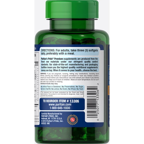 Puritan's Pride Glucosamine, Chondroitin & MSM with Omega 3, 6, 9 60 Softgels: Тип Глюкозамін