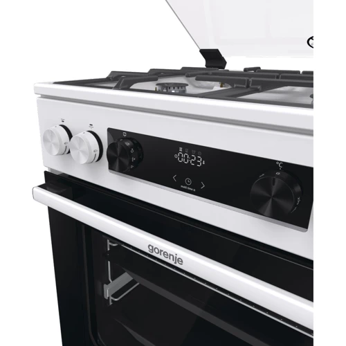 Плита комбінована Gorenje GKS6C70WF: Об'єм духовки, л 71
