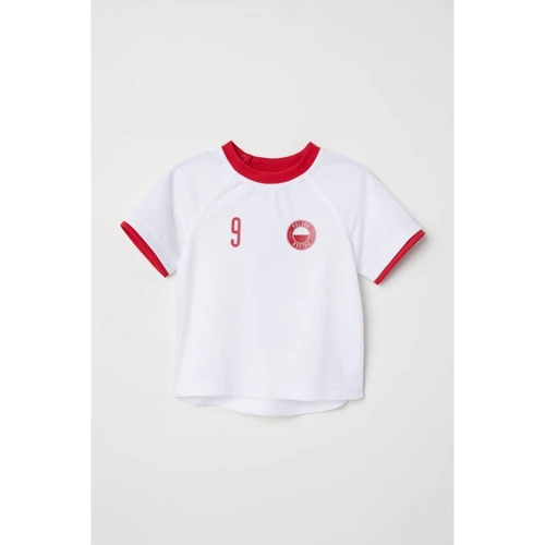 Футболка H & M 7Z6131707 80 см біла