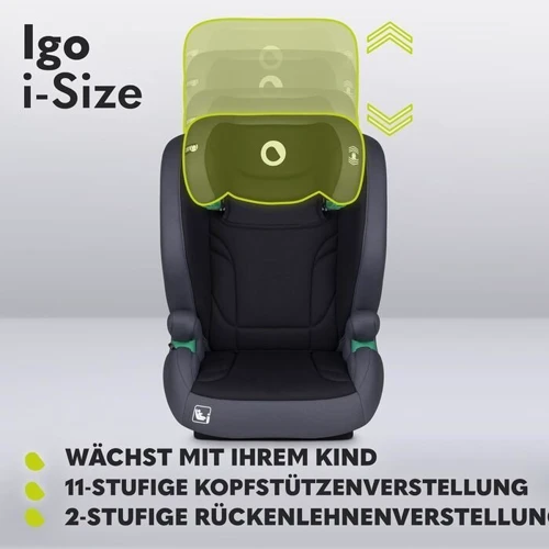 Автокресло Lionelo Igo i-Size Grey Graphite (LO-IGO I-SIZE GREY GRAPHITE): Цвет графитный