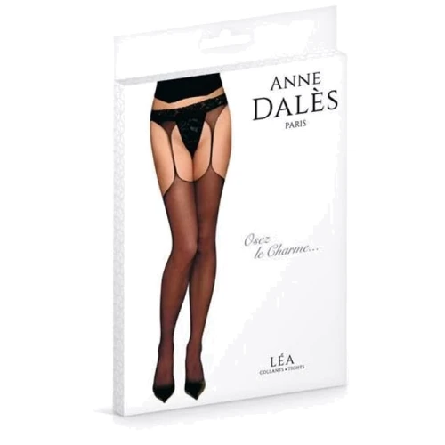 Чулки с поясом Anne De Ales LEA T1 Black