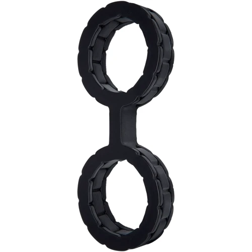 Наручники силиконовые Doc Johnson The Cuffs Large - Black