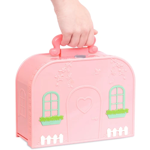 Игровой набор Li'l Woodzeez Кейс розовый (двухэтажная кровать) с аксессуарами (WZ6597Z): Производитель Li`l Woodzeez