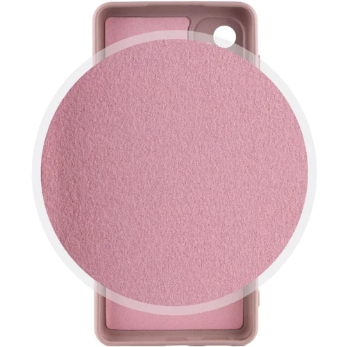 Чехол для телефонов TPU Case Getman Liquid Silk Full Camera Pink Sand for Motorola G24