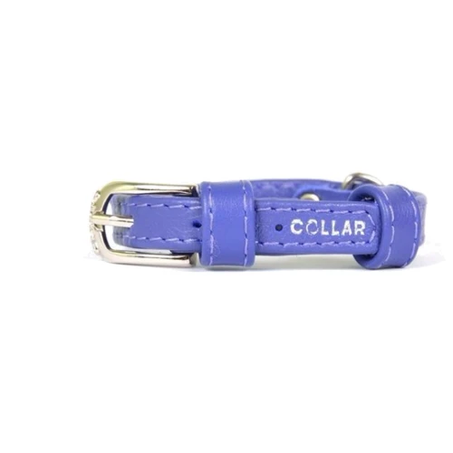 Ошейник Collar Glamour без украшений 27-36 см 15 мм голубой (4820152560766)