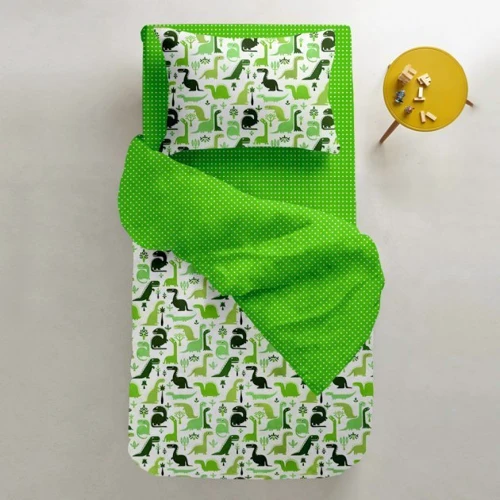 Набор простыней Cosas Drop green/Drop grey white 120x60 см (4822052023891)