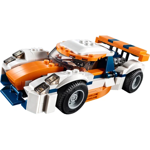 Конструктор LEGO Creator Помаранчевий гоночний автомобіль (31089): Кількість деталей, шт. 221