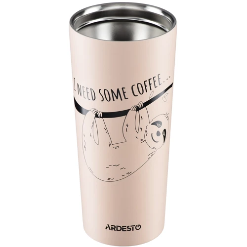 Ardesto Coffee time Bradypus бежевый 450 мл (AR2645DBE) фото 6