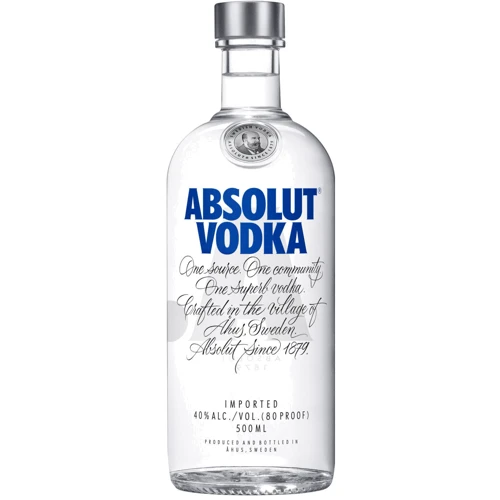Водка Absolut 0.5л 40% (STA7312040017072)