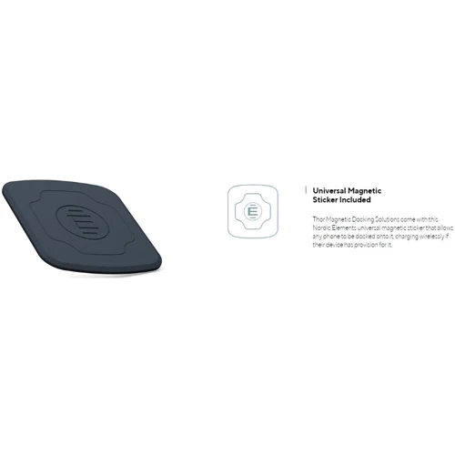 Зарядний пристрій Elements Magnetic Wireless Charger Desktop Thor Gray (E10569)