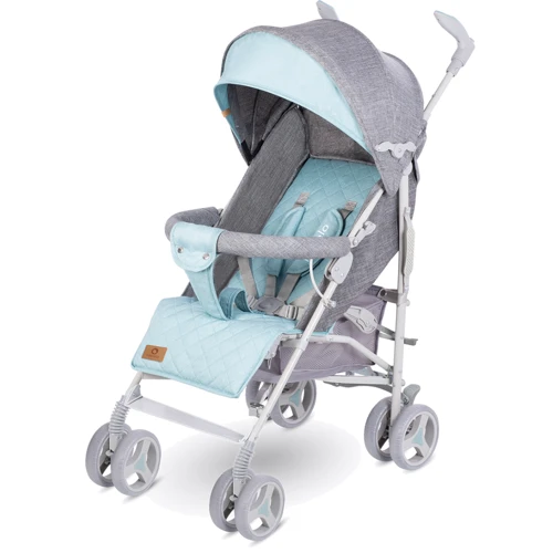 Прогулочная коляска Lionelo Irma Grey/Mint: Ширина шасси 49 см