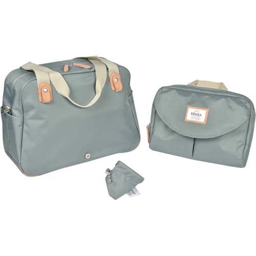 Сумка для мами Beaba Geneva зелена (940271)