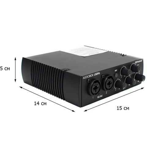 Аудиоинтерфейс Presonus AudioBox USB 96 25 th Anniversary Edition: Интерфейсы USB