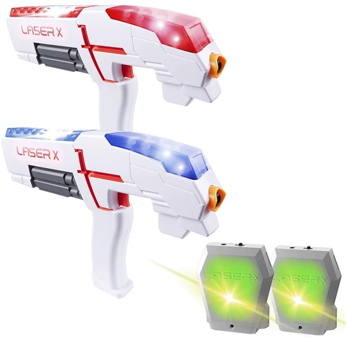 Игровой набор для лазерных боев - Laser X Для Двух Игроков (2 бластера, 2 мишени) (88016)