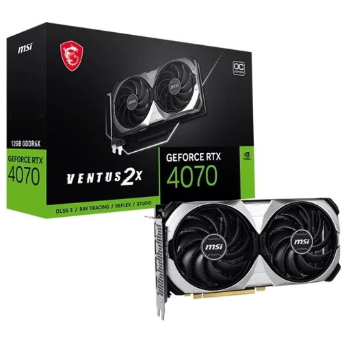 Видеокарта MSI GeForce RTX 4070 12Gb VENTUS 2X OC