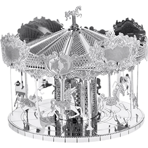 Металлический 3D конструктор Fascinations Карусель, MMS089
