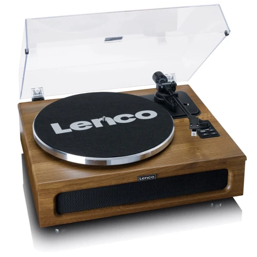 Виниловый проигрыватель Lenco LS-410WA: Особенности Крышка в комплекте, Встроенный фонокорректор, С Bluetooth