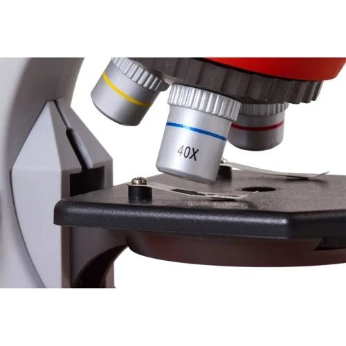 Микроскоп Bresser Junior 40x-640x Red с набором для опытов и адаптером для смартфона (8851300E8G000) фото 10