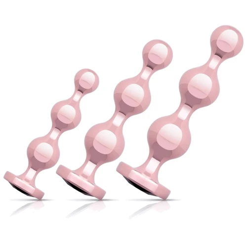 Набір анальних іграшок Rosy Gold - Metal Butt Plug Set 3 Pieces: Для кого унісекс