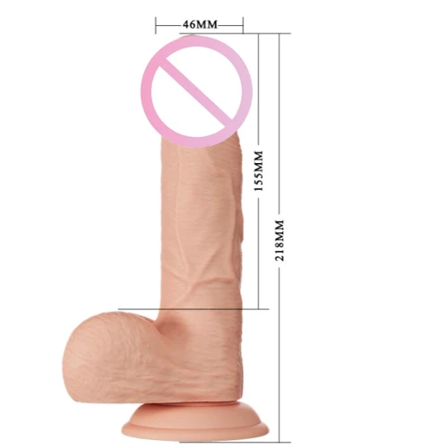 Фаллоимитатор LYBAILE Beautiful Encounter Bahamut Dildo Flesh, 21,8 см