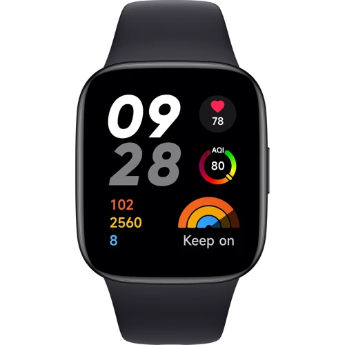 Смарт-часы Xiaomi Redmi Watch 3 Black: Дисплей 1.75" AMOLED (390x450)