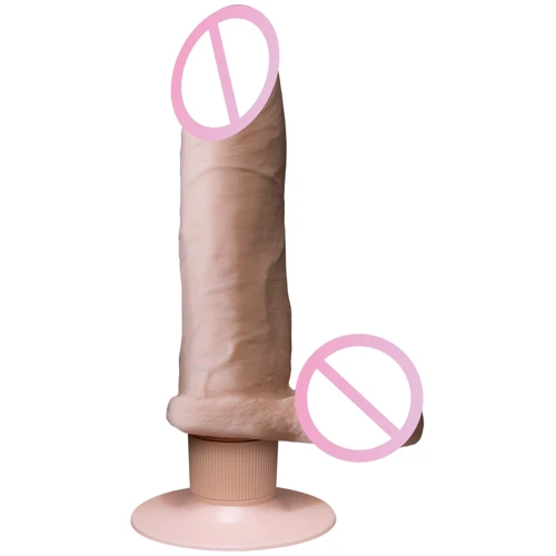 Фаллоимитатор Doc Johnson The Realistic Cock 6 inch ULTRASKYN Vibrating