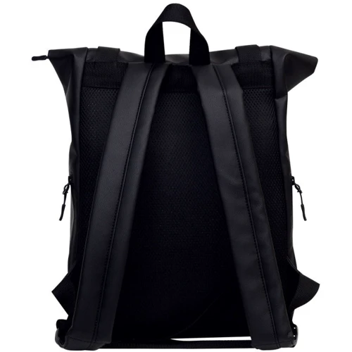 Чоловічий рюкзак Sambag RollTop 0SHm чорний (24211001m): Фактура Гладкая, Матовая