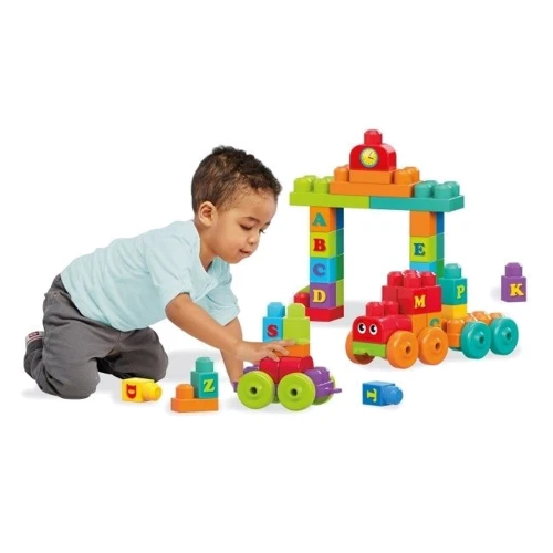 Конструктор Mega Bloks Музыкальный паровозик 50 деталей (FWK22)