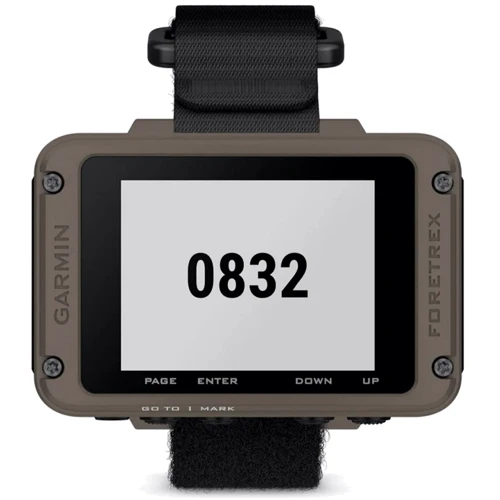 Garmin Foretrex 901 Ballistic Edition Wrist-mounted GPS Navigator with Strap (010-02760-00): Время работы до 100 часов