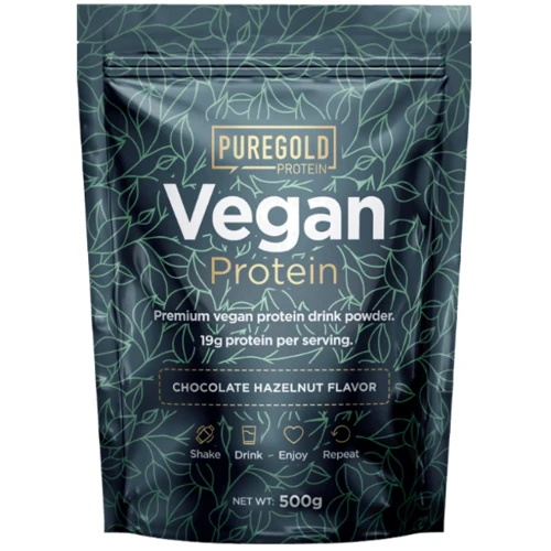 Протеин PureGold Vegan Protein 500 g / 20 servings / Chocolate Hazelnut