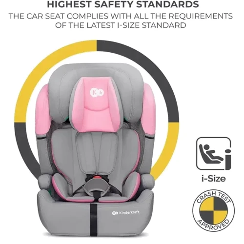 Автокрісло Kinderkraft Comfort Up i-Size Pink (KCCOUP02PNK0000) фото 10