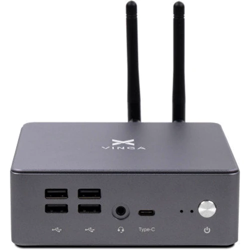 Персональный компьютер (ПК) Vinga Mini PC V665 (V6651255U): Процессор Intel Core i7-1255U (1.7-4.7 ГГц) 12 потоков